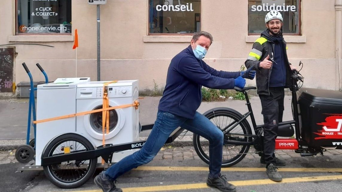 Velo cargo envie réemploi