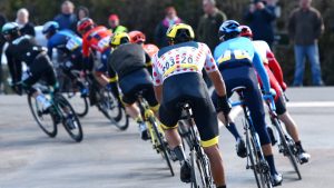 Des coureurs du Tour de France.