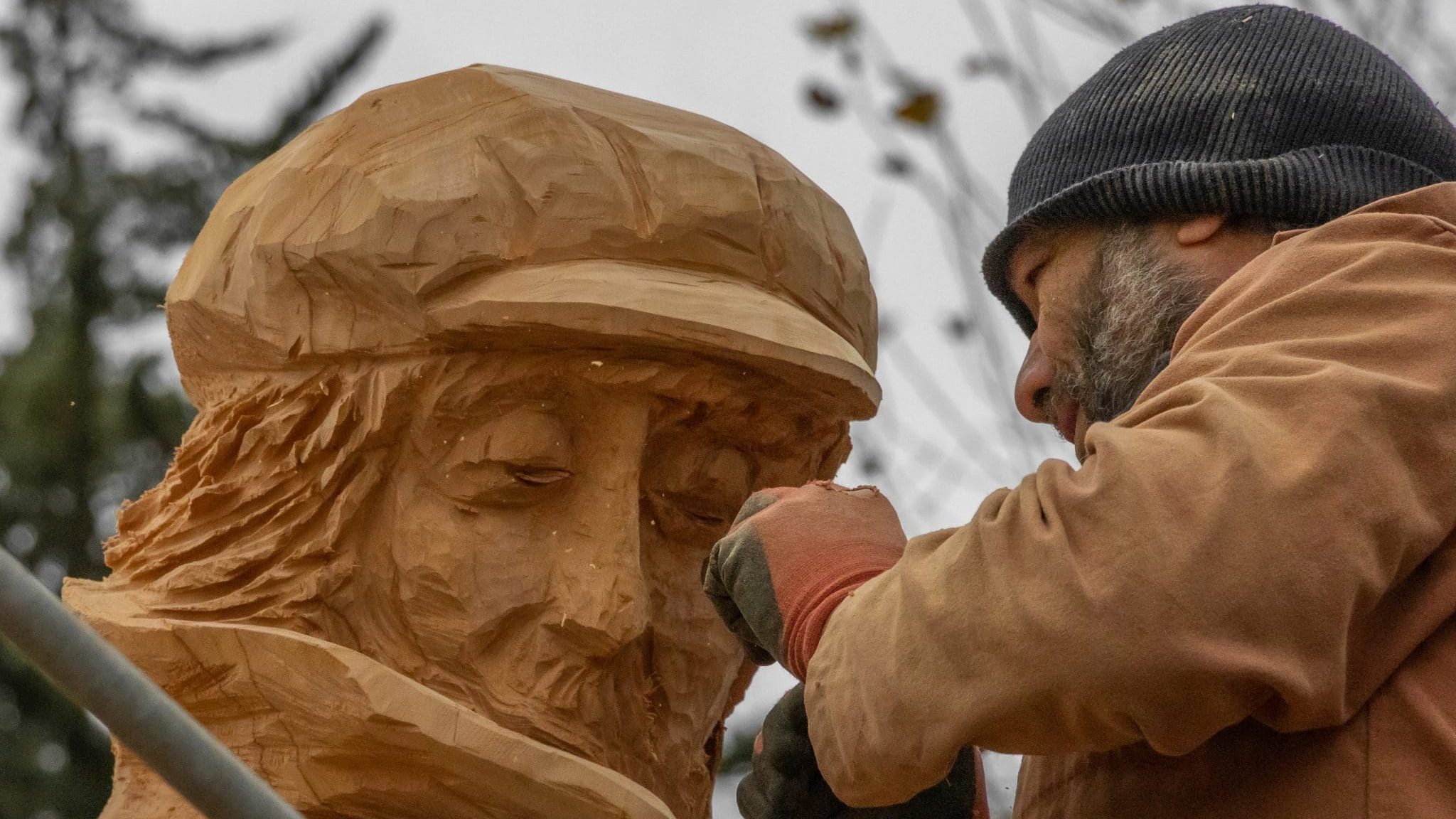 Une seconde vie pour les arbres morts, transformés en sculptures