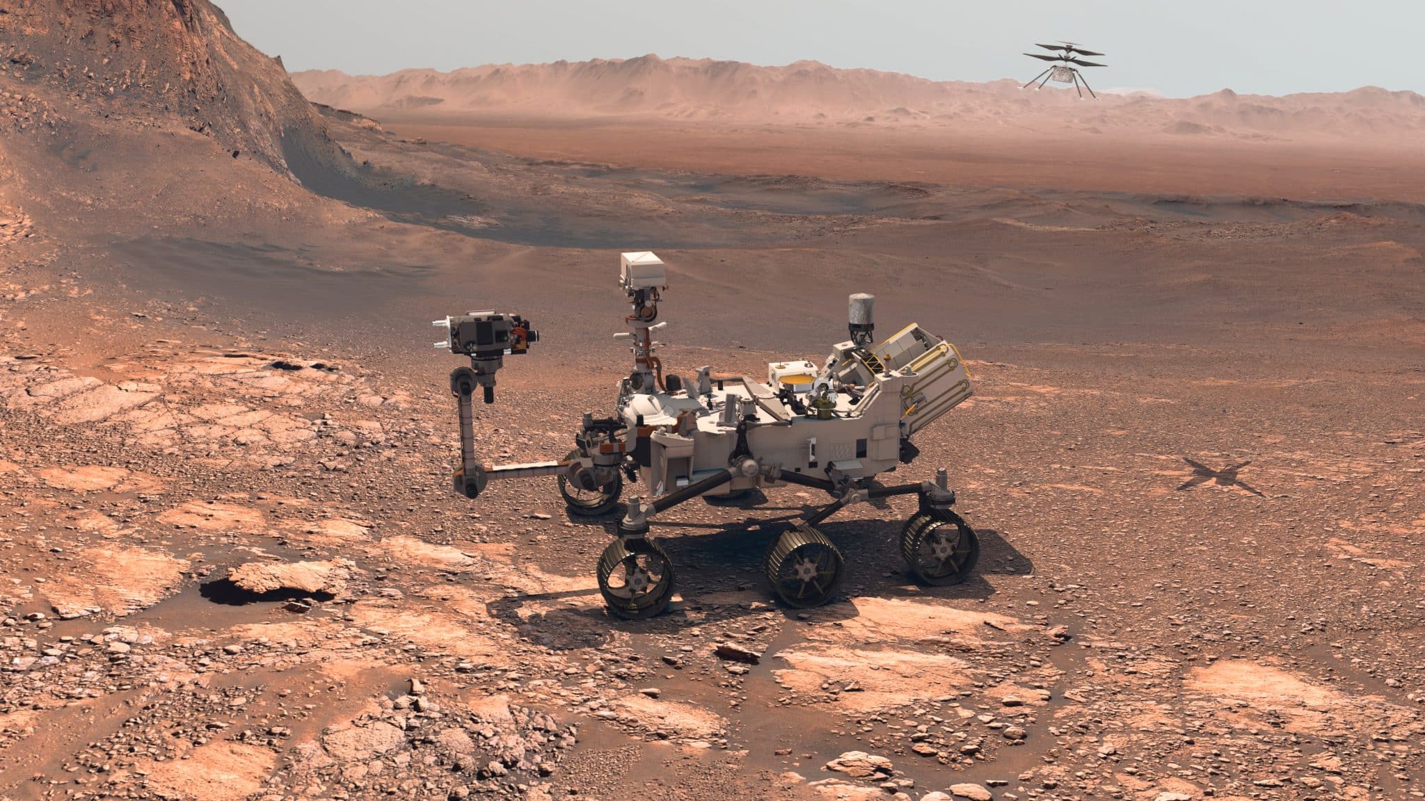 Le rover Perseverance en mission sur Mars