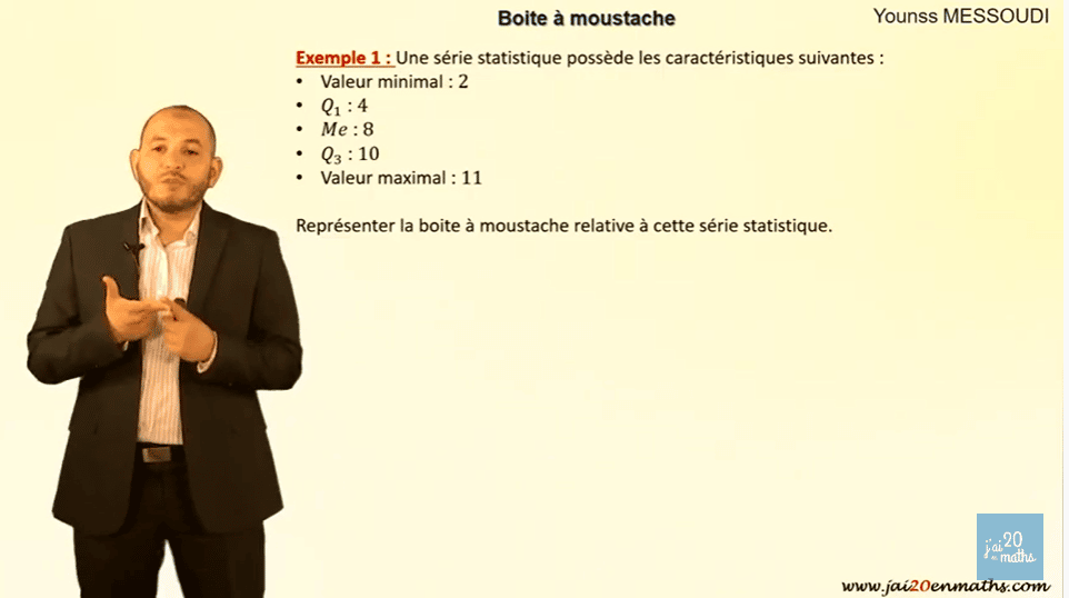 Younss Messoudi créateur de la plateforme "J'ai 20 en maths"