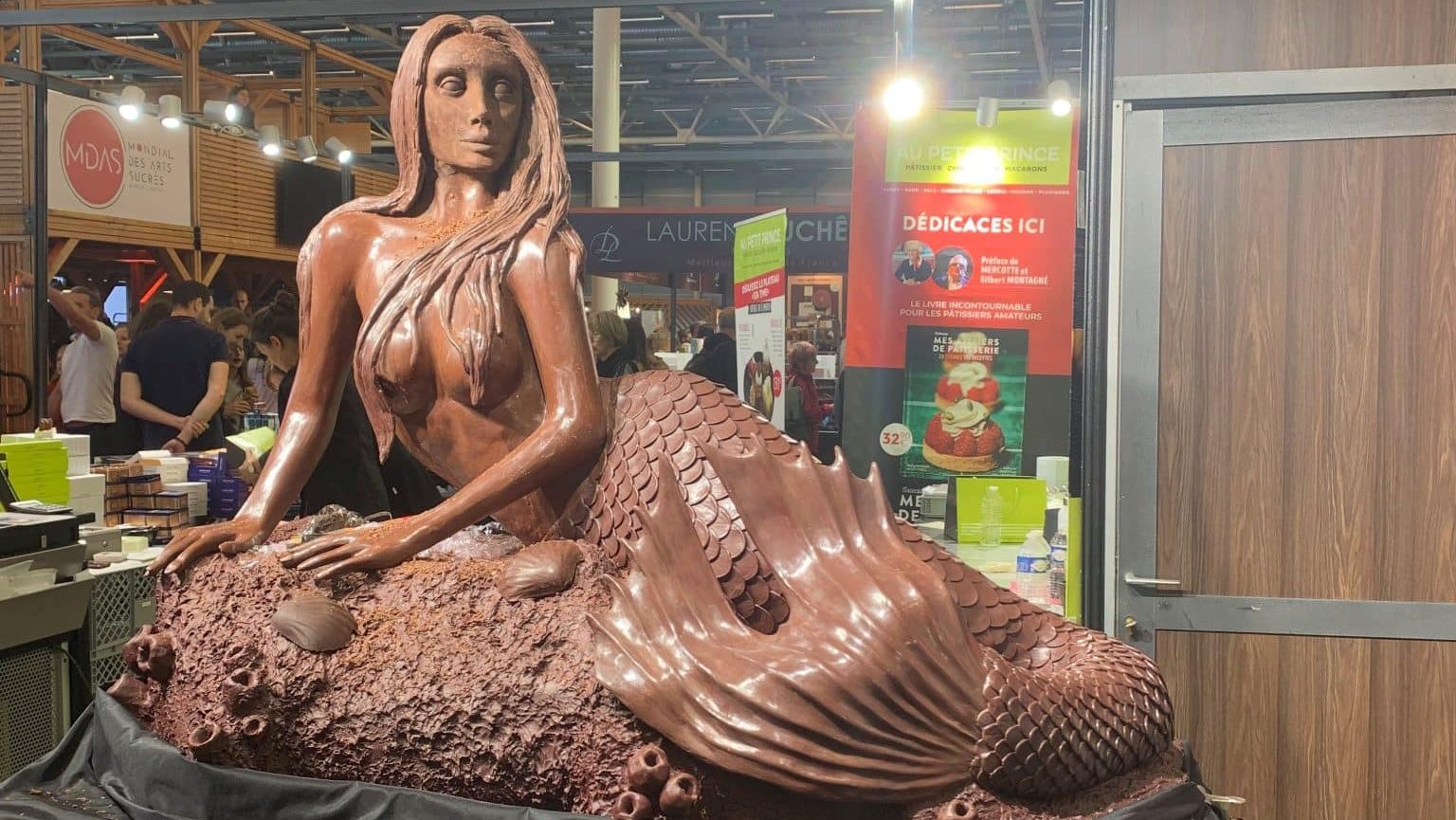 sirène en chocolat