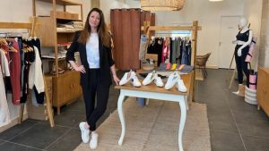 Céline Corfou propriétaire de la boutique Sportives à Bordeaux